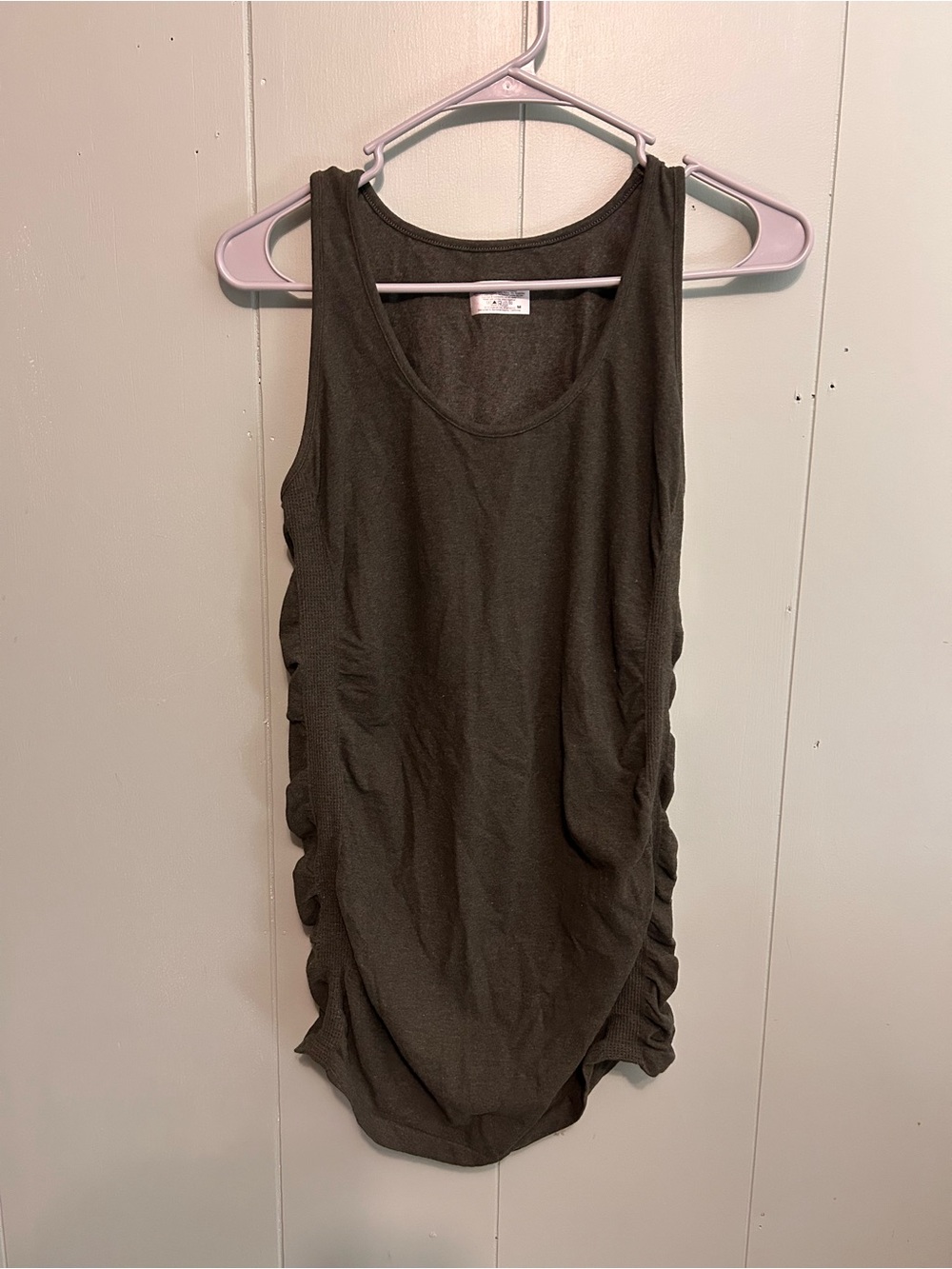 Athleta Olive Ruched Tank